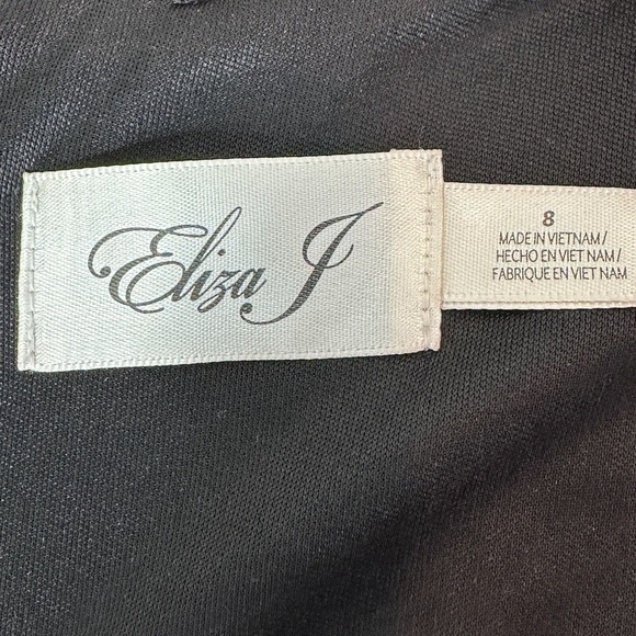 Eliza J Women's Sleeveless Geometric Patterned Multicolor Sheath Dress Size 8 - Picture 2 of 10